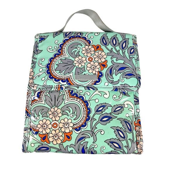 Vera Bradley Lunch Bunch‎ Lunch Bag Fan Flowers Waterproof Insulated - Picture 13 of 13